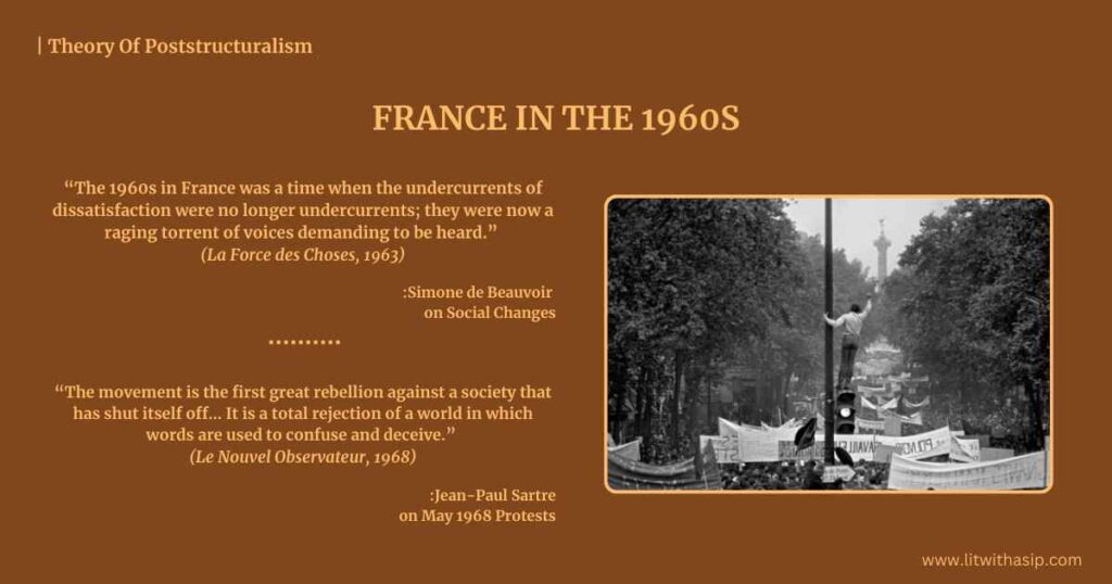 France in the 1960s Theory Of Poststructuralism